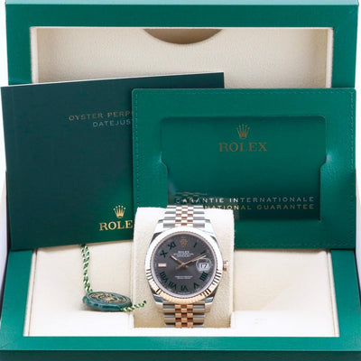 Rolex Datejust 41 Rose Gold Wimbledon Dial 126331 