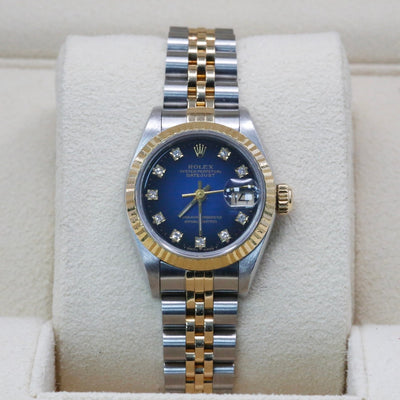 Rolex Datejust 26 Blue Ombre Dial 69173