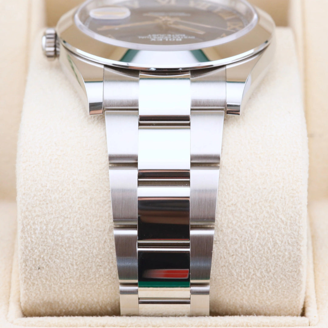 rUu Rolex Oyster Perpetual Datejust 41mm Stainless Steel 'Azzurro Blue