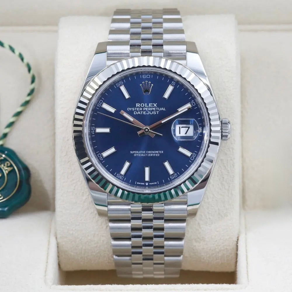 Rolex Datejust 41 126334 Blue 41mm Unworn 2025 Complete Set – lbjwatches