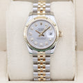 Rolex Datejust 26  179173 Silver Diamond 26mm Excellent 2012 Box and Papers