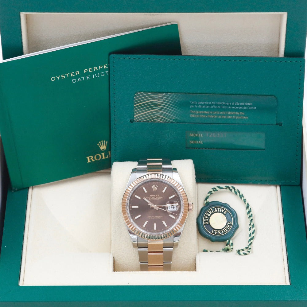 Rolex Datejust 41 Chocolate Dial 126331