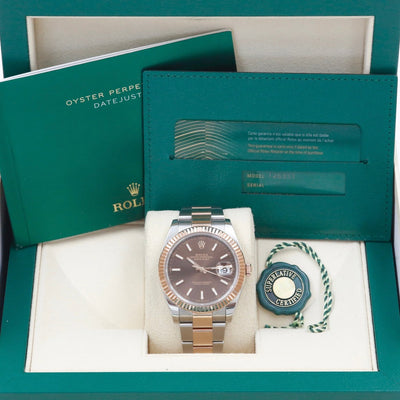 Rolex Datejust 41 Chocolate Dial 126331