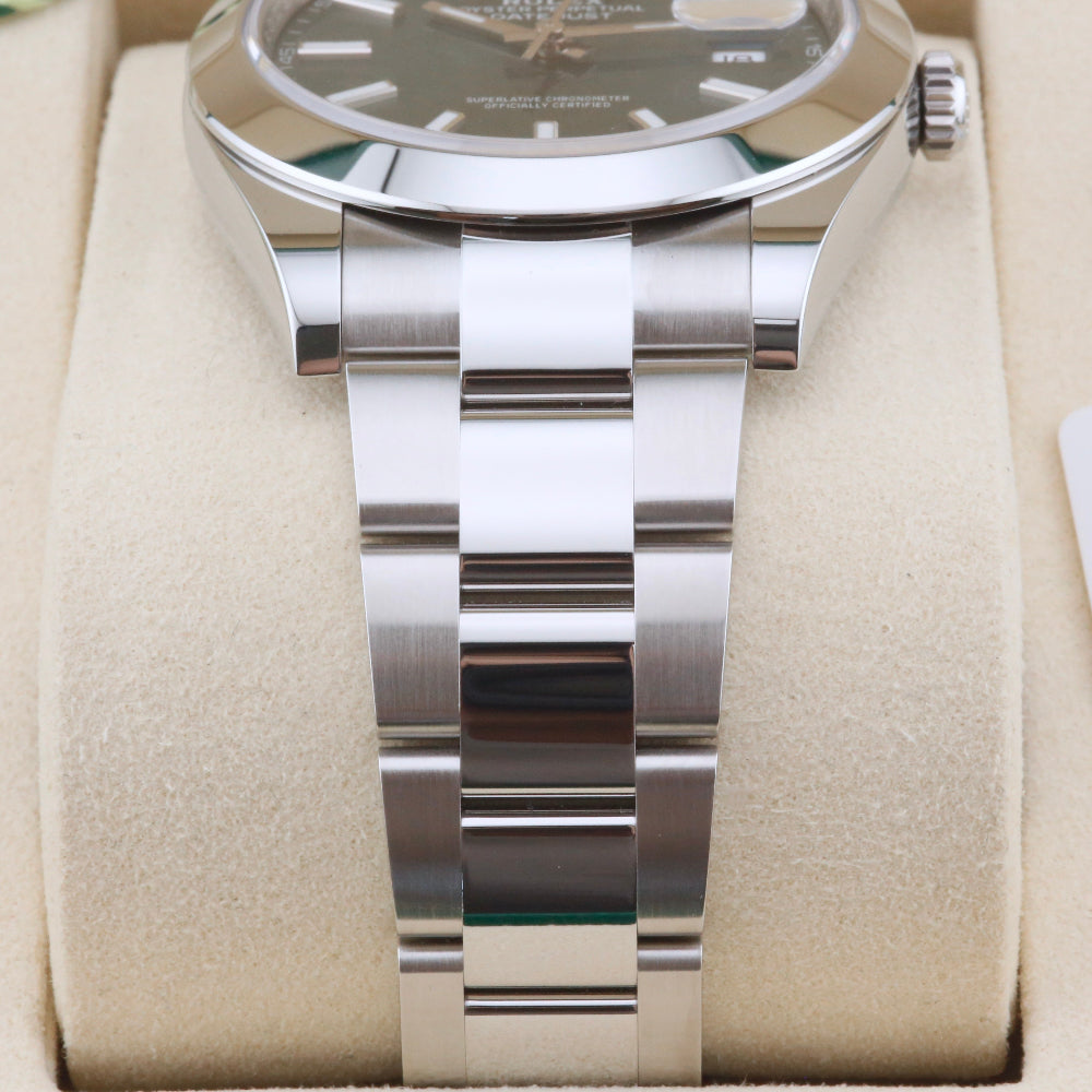 Rolex Datejust 41 Mint Green Dial 126300 Year: 2025