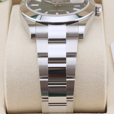 Rolex Datejust 41 Mint Green Dial 126300 Year: 2025