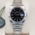 Rolex Datejust 36  126234 Black 36mm Unworn 2025 Box and Papers (with Tags)