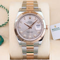 Rolex Datejust 41 Sundust Diamond Dial 126331 Year: 2017