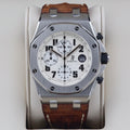 Audemars Piguet Offshore  26170ST White Safari 42mm Excellent 2008 Complete Set