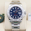 Rolex Yacht-Master 40  116622 Blue 40mm Excellent 2018 Complete Set (with Tags)