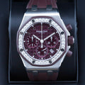 Audemars Piguet Royal Oak Offshore  26048SK.ZZ.D066CA.01 Purple Chronograph 37mm Excellent  Box