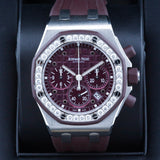 Audemars Piguet Royal Oak Offshore  26048SK.ZZ.D066CA.01 Purple Chronograph 37mm Excellent 2014 Box