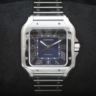 Cartier De Santos Blue Dial WSSA0030