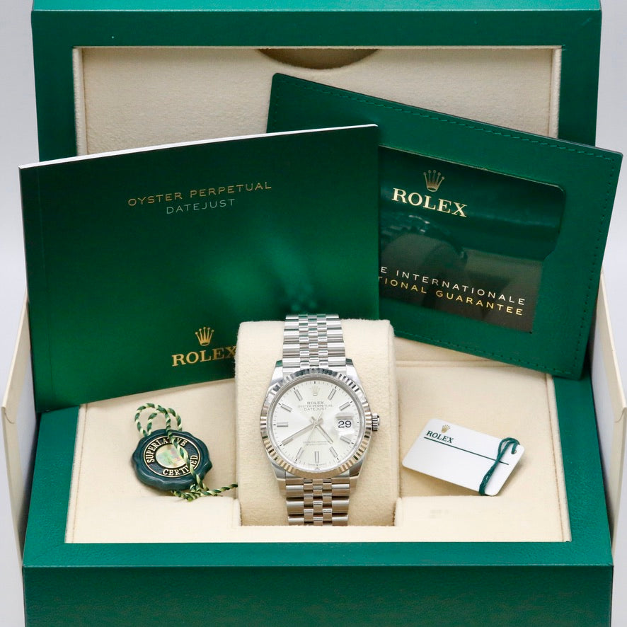 Rolex Datejust 36 Silver Dial 126234