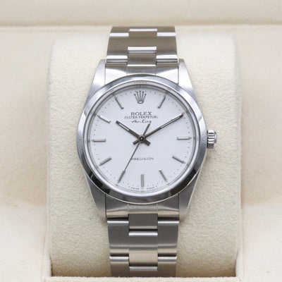 Rolex Air-King 14000M White Dial Year: 2001