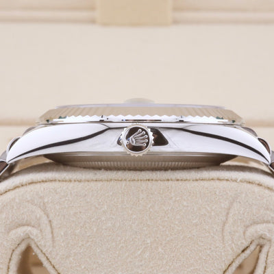 Rolex Day-Date 40 Platinum Ice Blue Baguette Dial 228236 Year: 2025