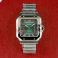 Cartier Santos  WSSA0062 Green 40mm Unworn 2026 Complete Set