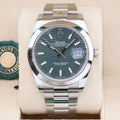 Rolex Datejust 41 Green Motif Dial 126300 Year: 2024