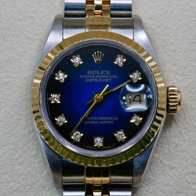 Rolex Datejust 26 Blue Ombre Dial 69173