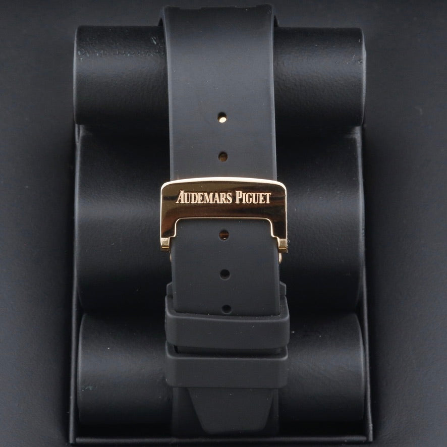 Audemars Piguet Royal Oak Rose Gold Black Dial 15500OR Year: 2021