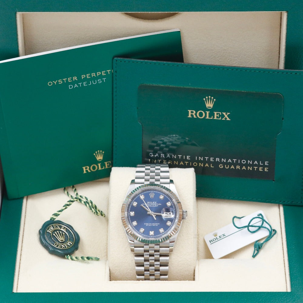 Rolex Datejust 36 Blue Diamond Dial 126234