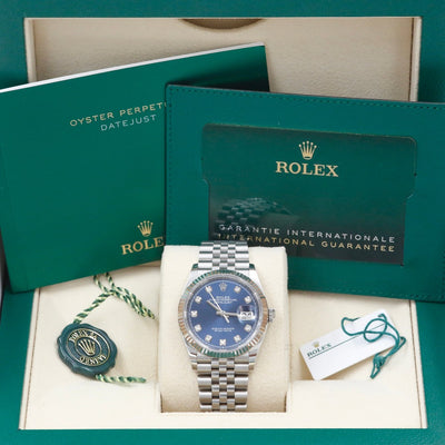Rolex Datejust 36 Blue Diamond Dial 126234