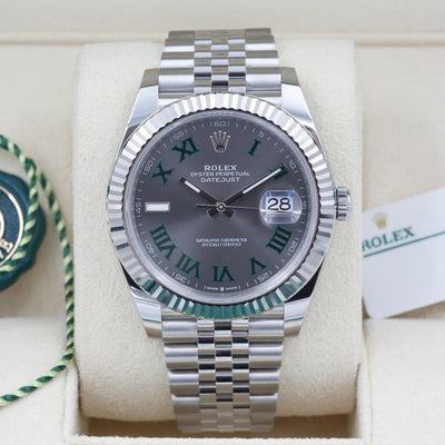 Rolex Datejust 41 Wimbledon Dial 126334