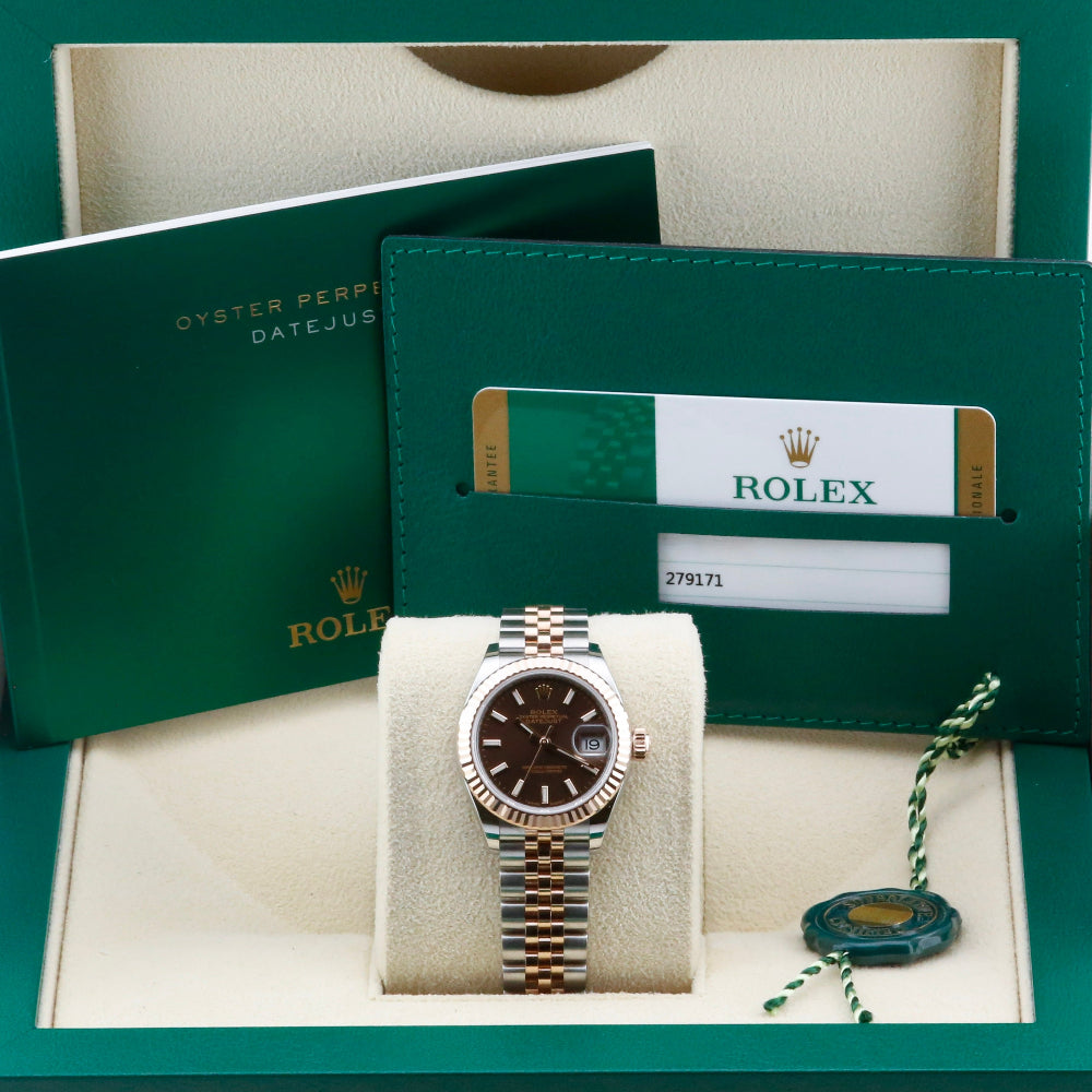 Rolex Datejust 28 Chocolate Dial 279171 Year: 2016
