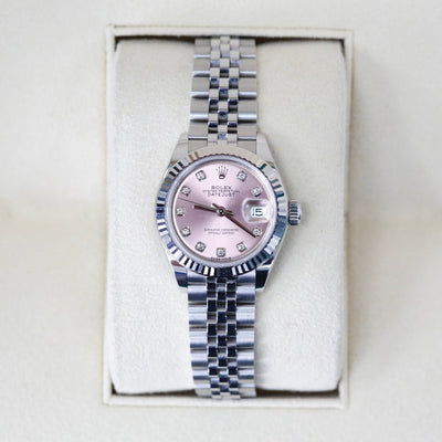Ladies Rolex Datejust Pink Dial 28mm 279174