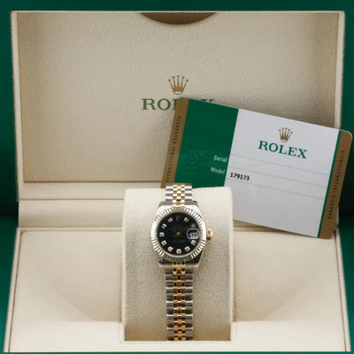 Rolex Datejust 26 Blue Diamond Dial 179173 Year: 2019