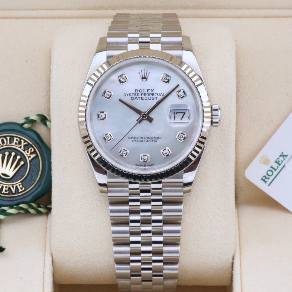 Rolex Datejust 36 Mother-Of-Pearl Dial 126234 Year: 2020