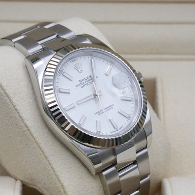 Rolex Datejust 41 White Dial 126334