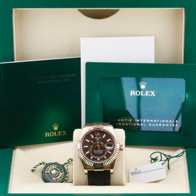 Rolex Sky-Dweller Chocolate Dial 336235 Year: 2023