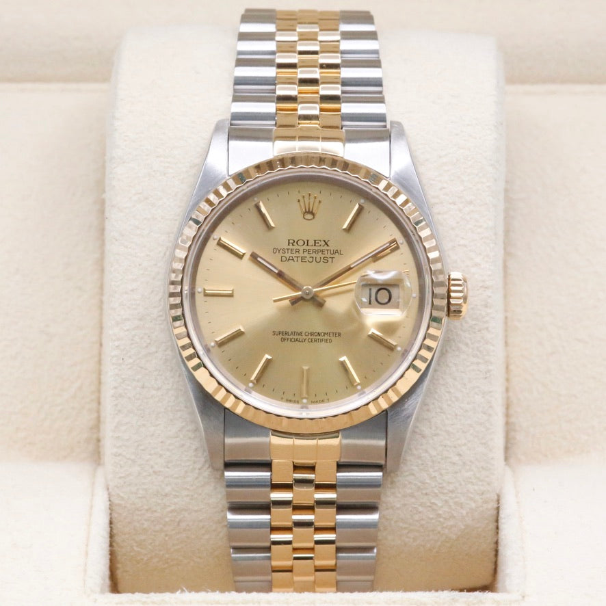 Rolex Datejust 36 Champagne Dial 16233 Year: 1991