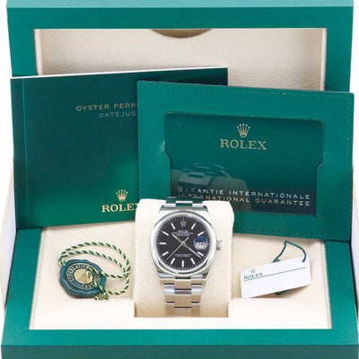 Rolex Datejust 36 Black Dial 126200 Year: 2021