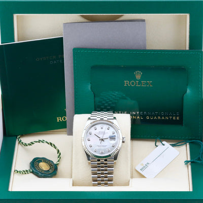Rolex Datejust 36 Mother-Of-Pearl Dial 126234 Year: 2020