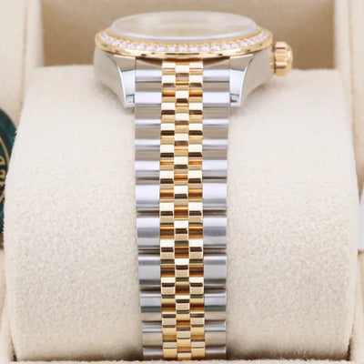 Rolex Datejust 28 White Mother of Pearl Diamond Bezel 279383RBR Year: 2018