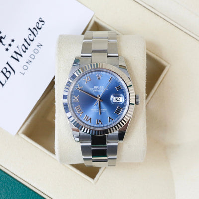Datejust 41 Blue Azzuro Dial 126334 Year: 2023