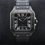 Cartier De Santos Black Dial ADLC WSSA0039 Year: 2023