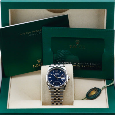 Rolex Datejust 36 Blue Dial 126234 Year: 2024