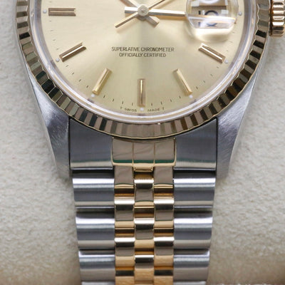 Rolex Datejust 36 Champagne Dial 16233 Year: 1991