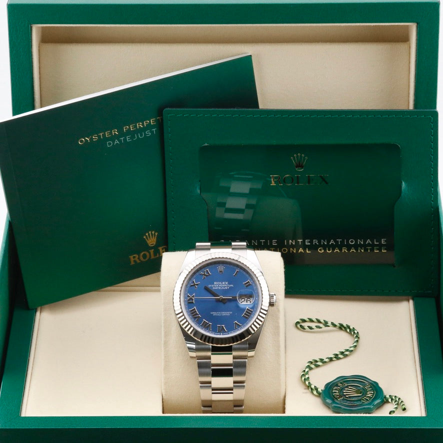 Rolex Datejust 41 Blue Azzurro Dial 126334 Year: 2025