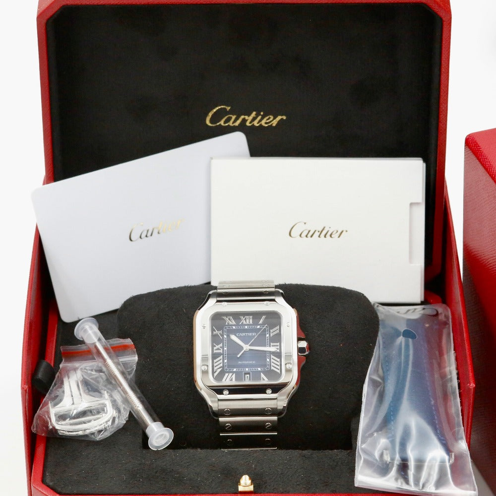 Cartier De Santos Blue Dial WSSA0030