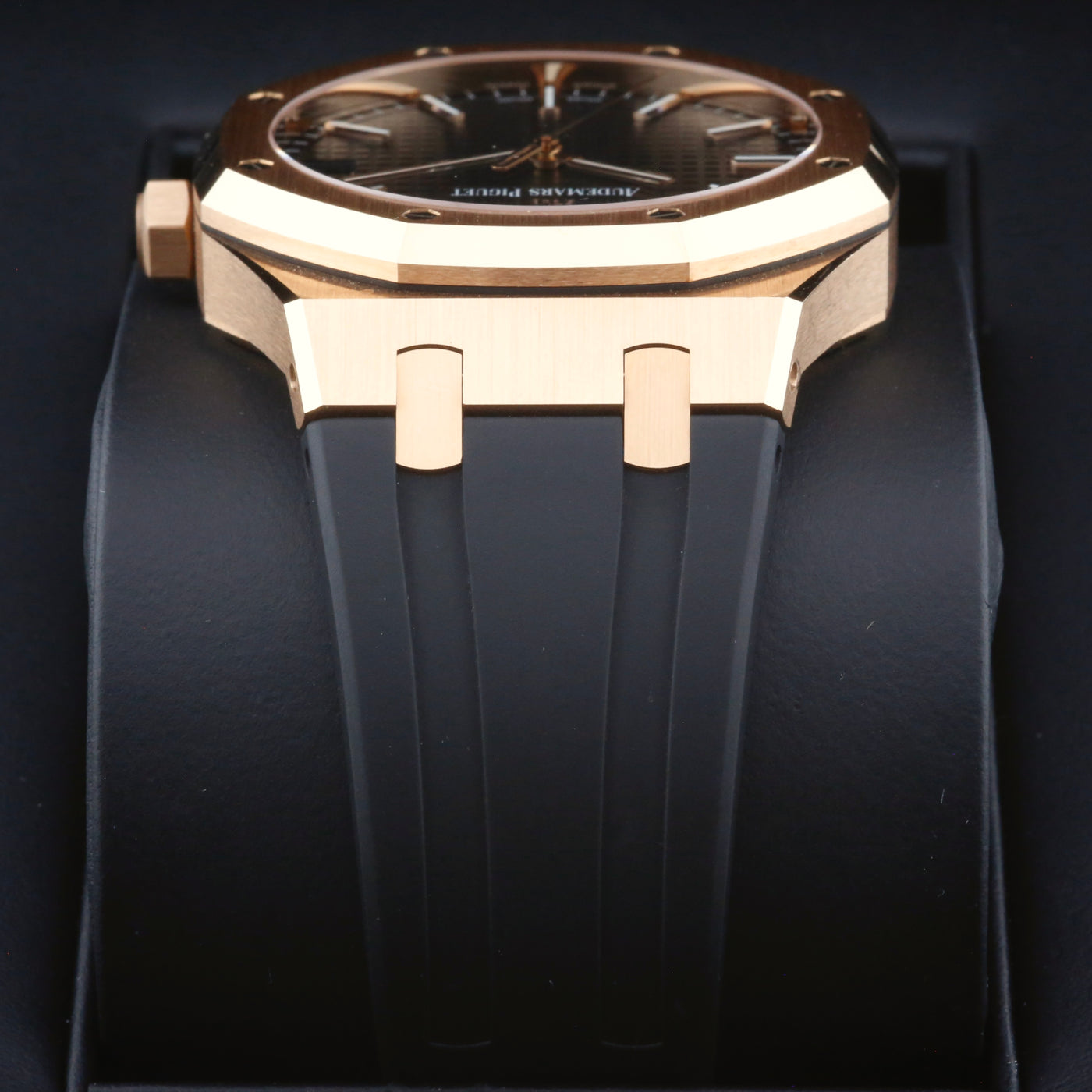 Audemars Piguet Royal Oak Rose Gold Black Dial 15500OR Year: 2021