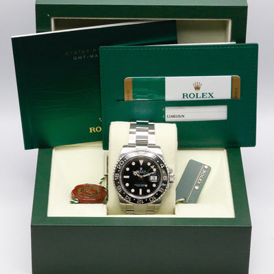 Rolex GMT Black 116710LN Year: 2008