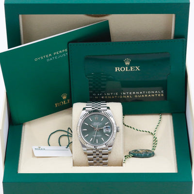 Rolex Datejust 41 Mint Green Dial 126334