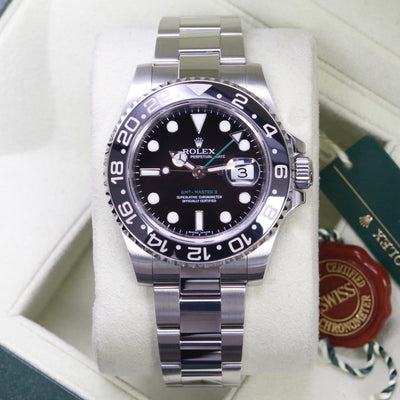 Rolex GMT Black 116710LN Year: 2008