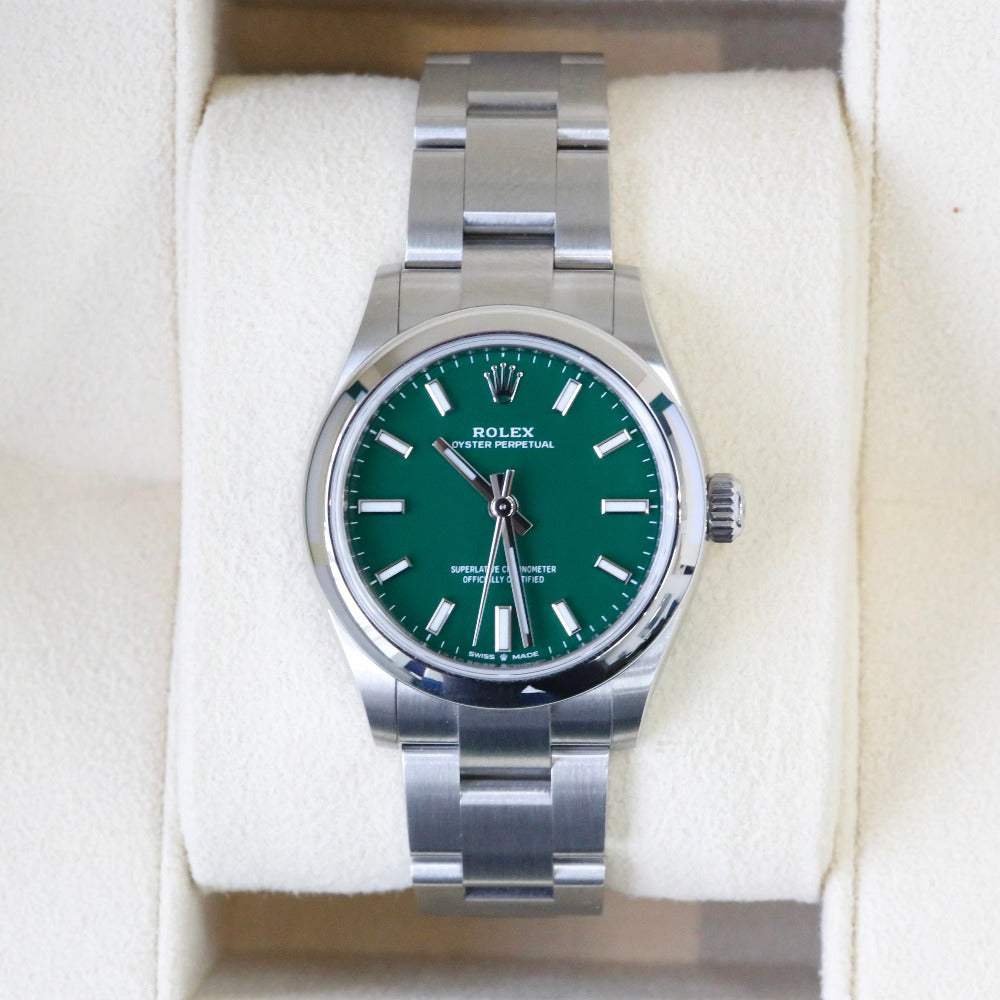 Rolex Oyster Perpetual 31 Green Dial 277200