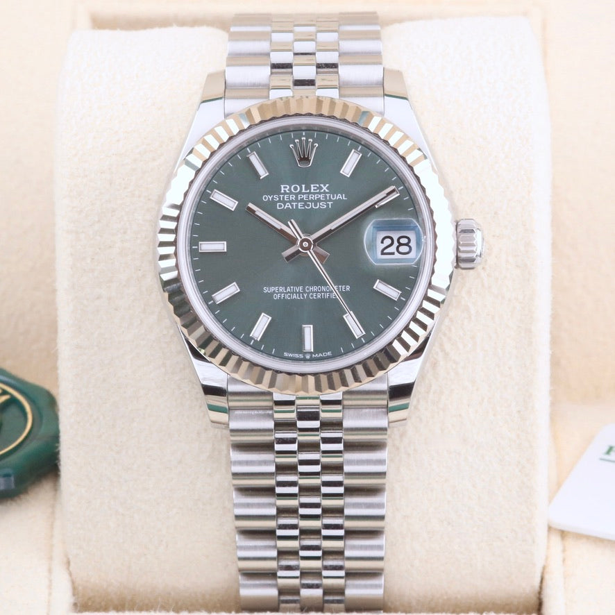 ROlex DATEJUST 31 MINT REEN 