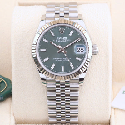 ROlex DATEJUST 31 MINT REEN 