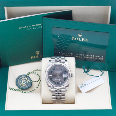 Rolex Datejust 41 Wimbledon Dial 126334